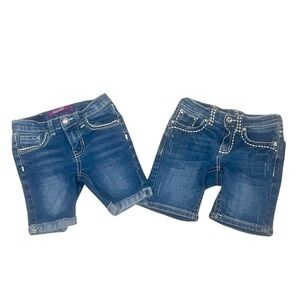 Vigoss Blue Denim Shorts with Rolled Cuffs/ Grace in LA Bundle Size 4